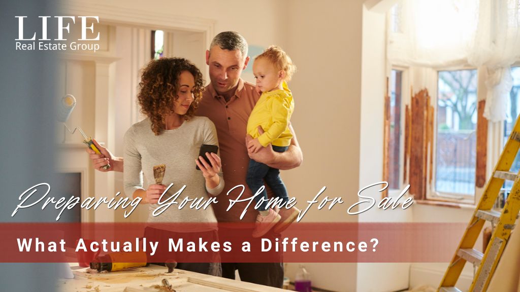 A family preparing their Ottawa home for sale while completing renovations.